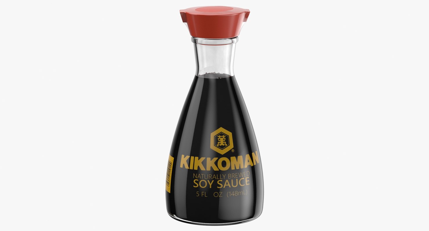 Soy sauce bottle 02 3D TurboSquid 1437320