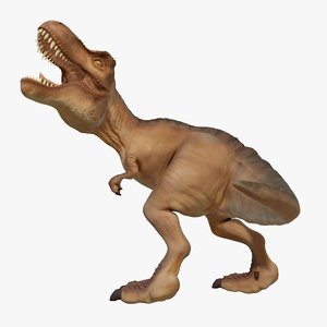 3D t-rex toon model