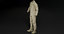 realistic military uniform boots 3D model