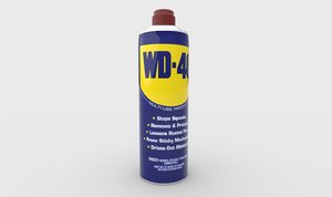 3D wd40 spraycan