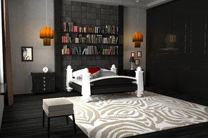 bed room 3D model