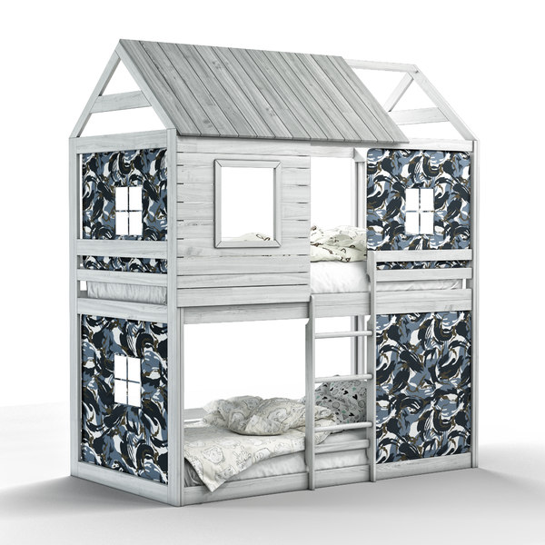 Campbell S Clubhouse Bunk Bed 3d Model, Clubhouse Bunk Bed