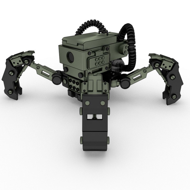 B mech spy 3D model - TurboSquid 1437914