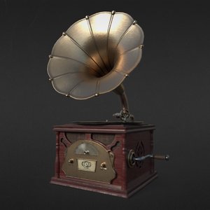 3D gramophone record phonograph