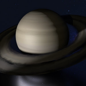 saturn planet 3D model