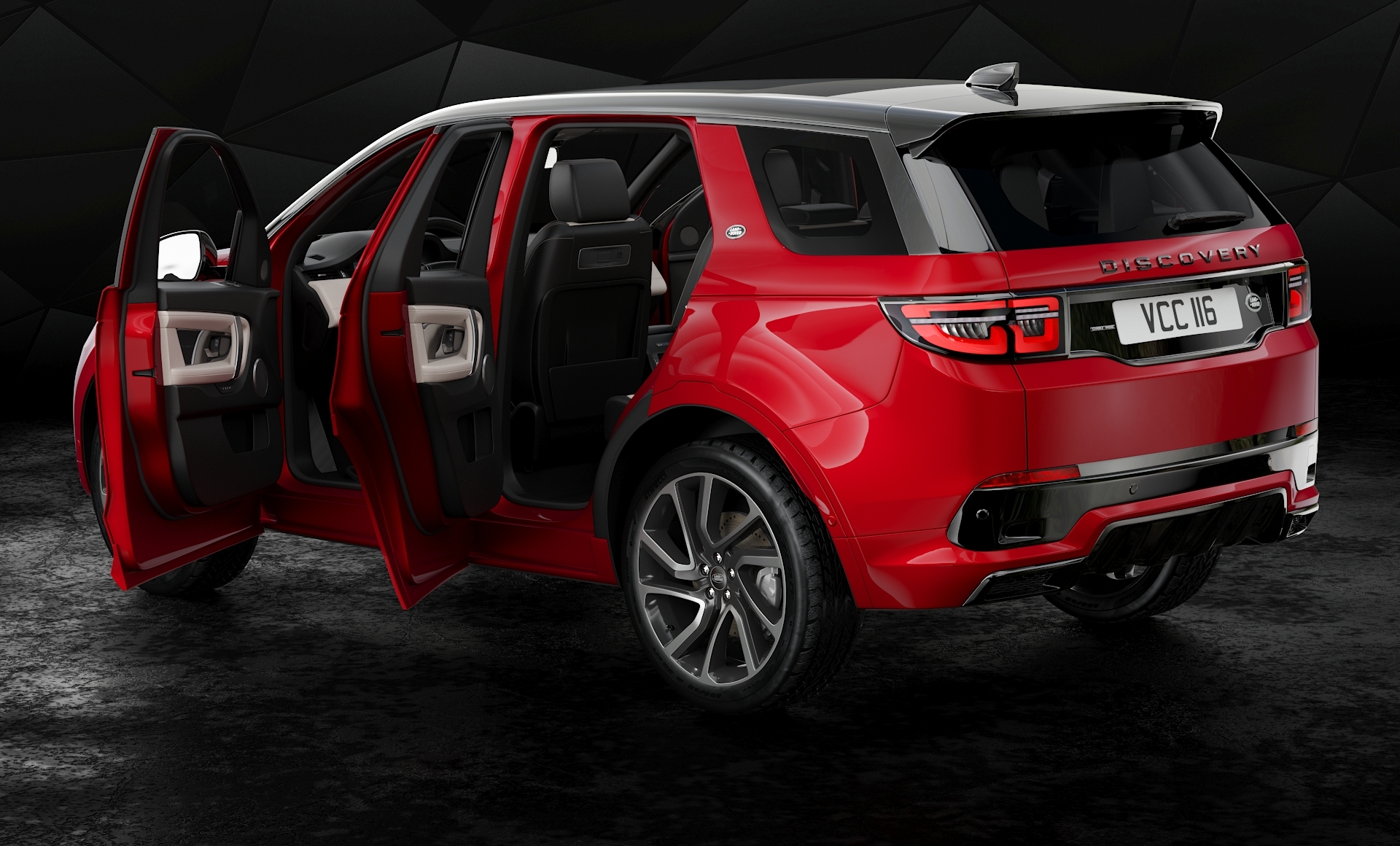 2020 land rover discovery sport 3d model