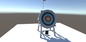 3D model archery target