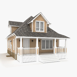 two-story cottage 78 3D model