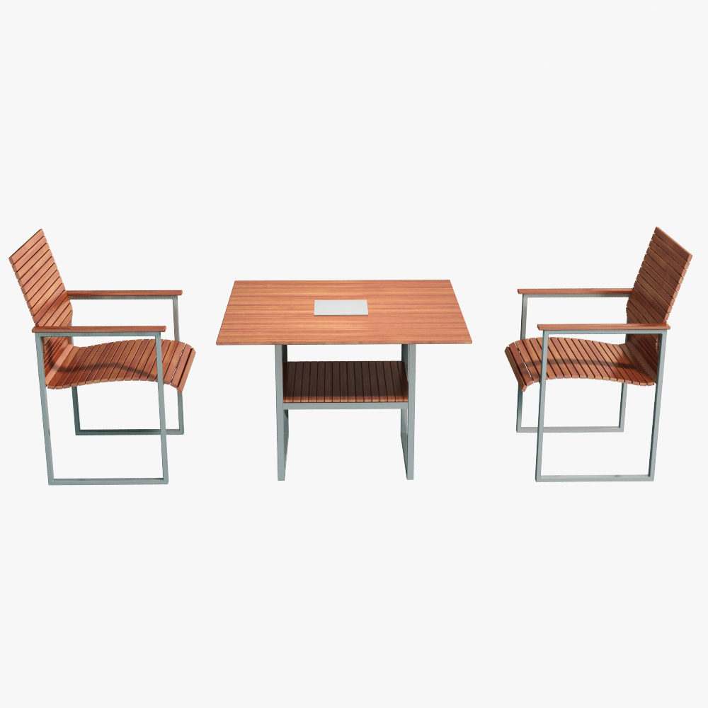 garden furniture set 3d max