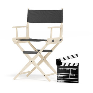 director s chair 3D model