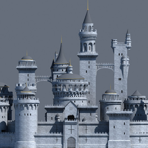 ファンタジー城0033dモデル Turbosquid