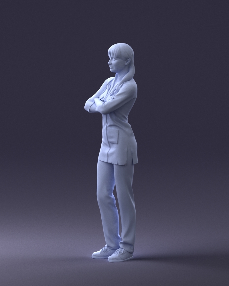 3D doctor model TurboSquid 1438516