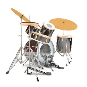 drum set 3D model