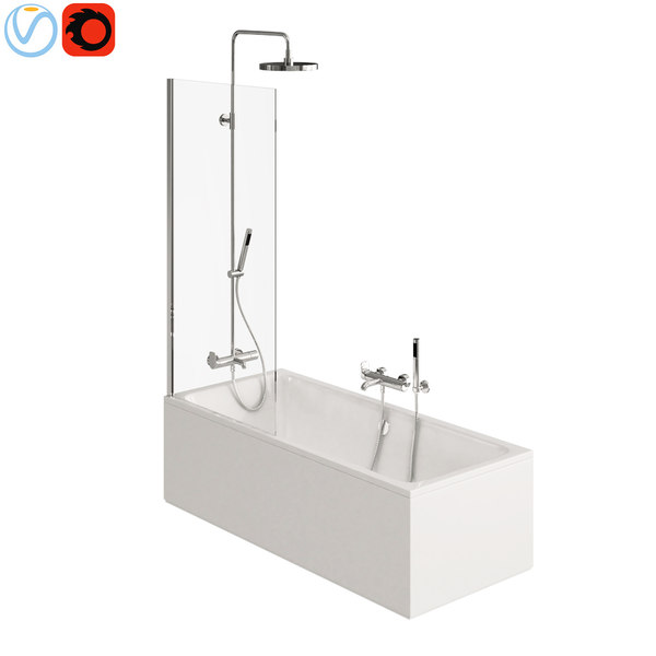 bathroom screen 3D model