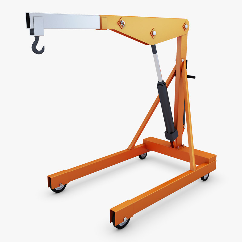 Hydraulic crane engine 1 3D model TurboSquid 1438692