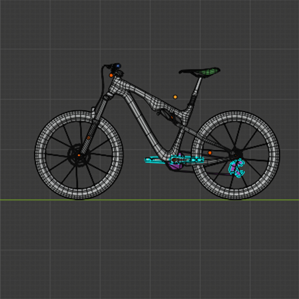 山地自行车1(#2 of 3)3d模型