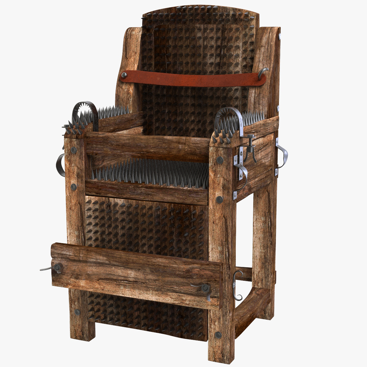 Torture Iron Chair 3d Model Turbosquid 1438709