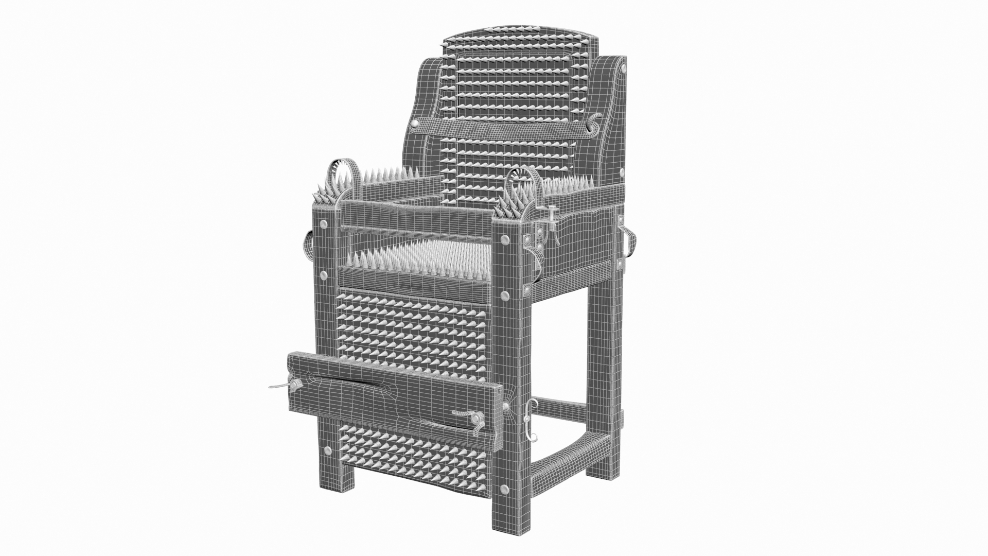 酷刑铁椅3d模型