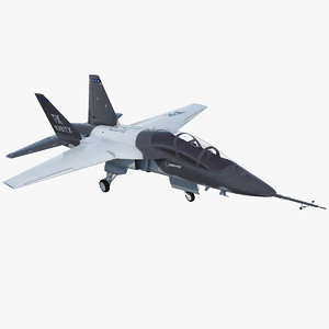 3D boeing t-x advanced pilot model