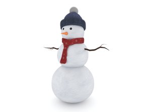 snowman snow 3D