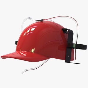 3D guzzler drink helmet cans model