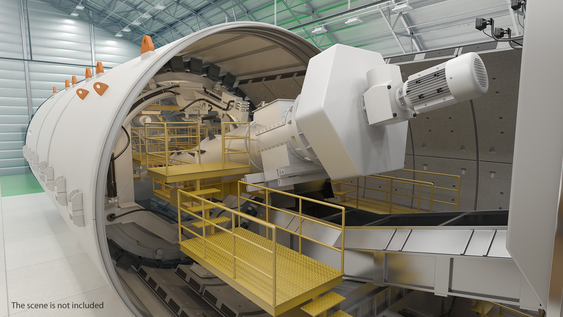 3d model tunnel boring machine