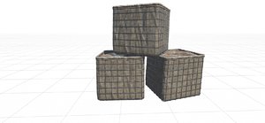 basket barricade hesko 3D model
