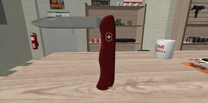 3D victorinox knife