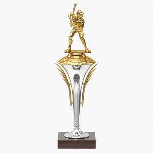 realistic trophy cup 7 3D model