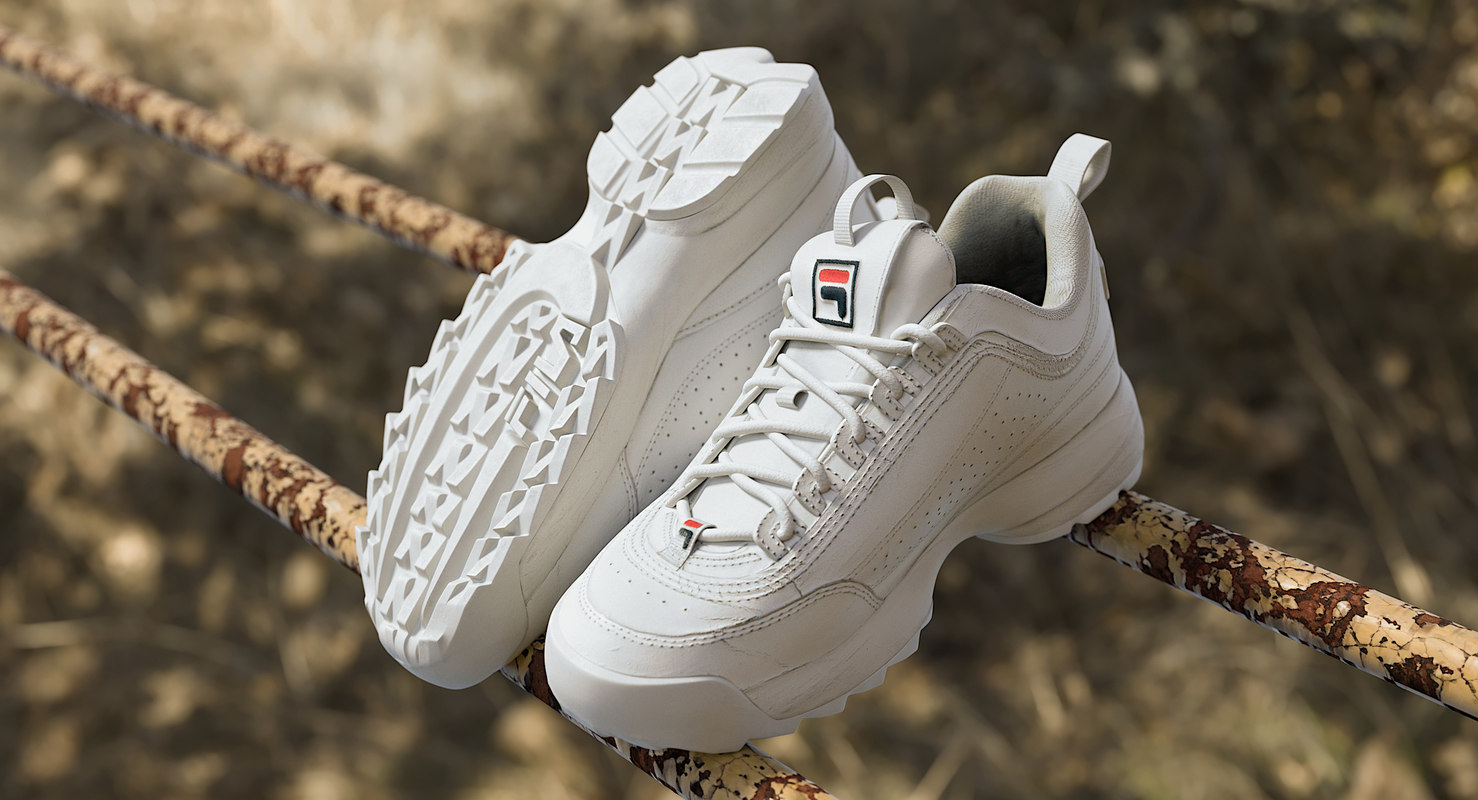 3D realistic sneakers fila model - TurboSquid 1439160