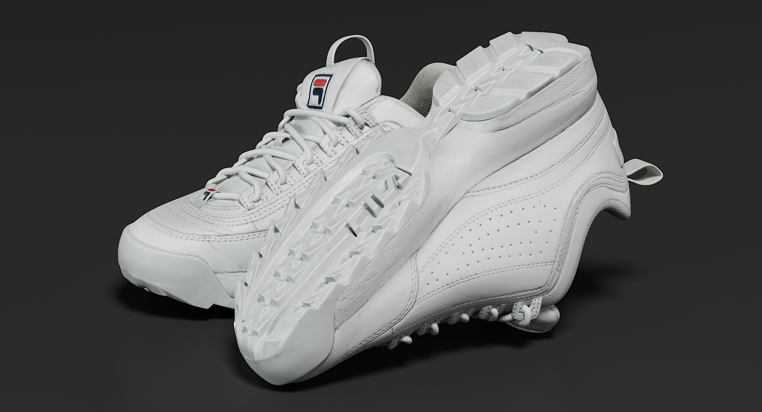 3D realistic sneakers fila model - TurboSquid 1439160