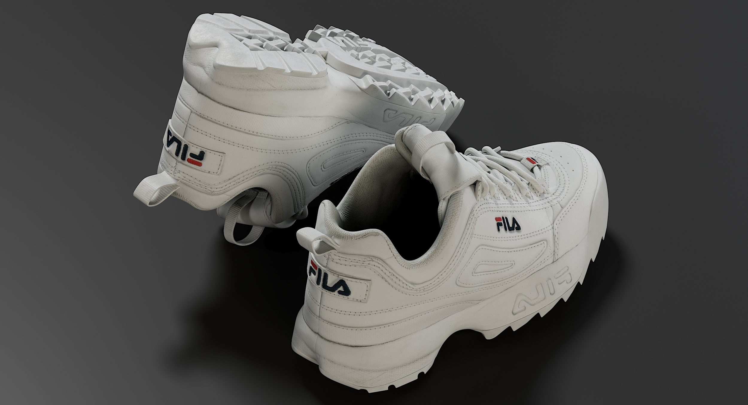 3D realistic sneakers fila model - TurboSquid 1439160