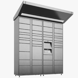 3D delivery lockers lock