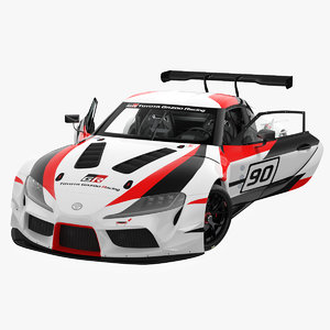 toyota supra gr racing 3D model