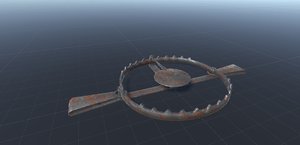 3D model metal trap