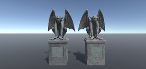 gargoyle statue 3D model