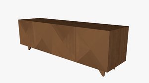 3D cabinet buffet model