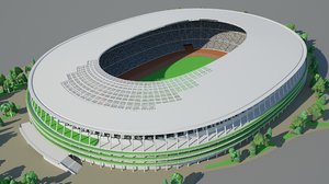 3D tokyo 2020 olympics stadium model
