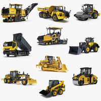 Collection road construction equipment engineering machine industrial transport build x-machine