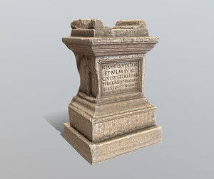 roman altar model