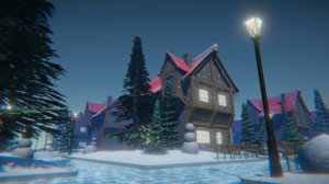 house winter 3D model
