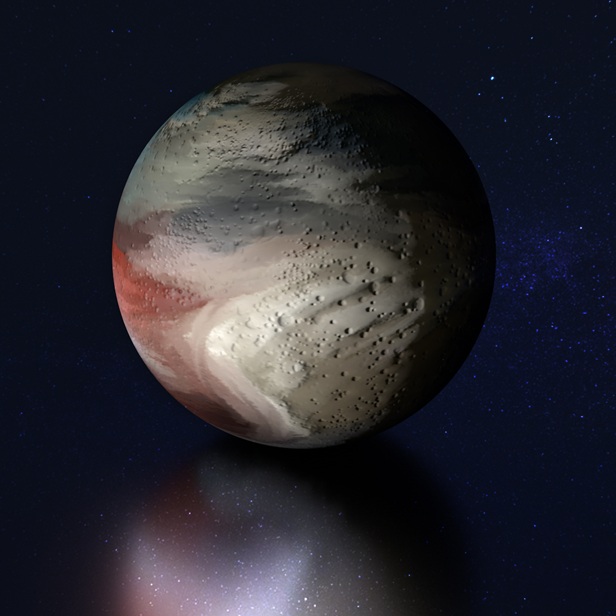 3d pluto dwarf planet