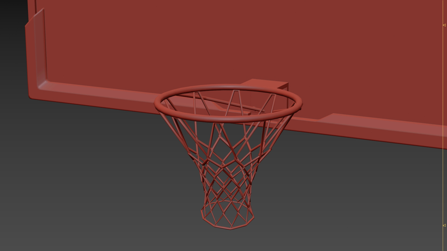 Modello 3D Canestro da basket per montaggio a soffitto TurboSquid 1439783