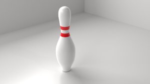 bowling pin 3D model