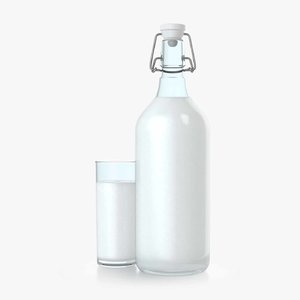 3D milk bottle