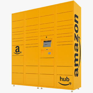 3D amazon delivery lockers