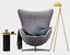 chair egg chaise lounge 3D model