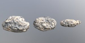 3D sandstone rocks