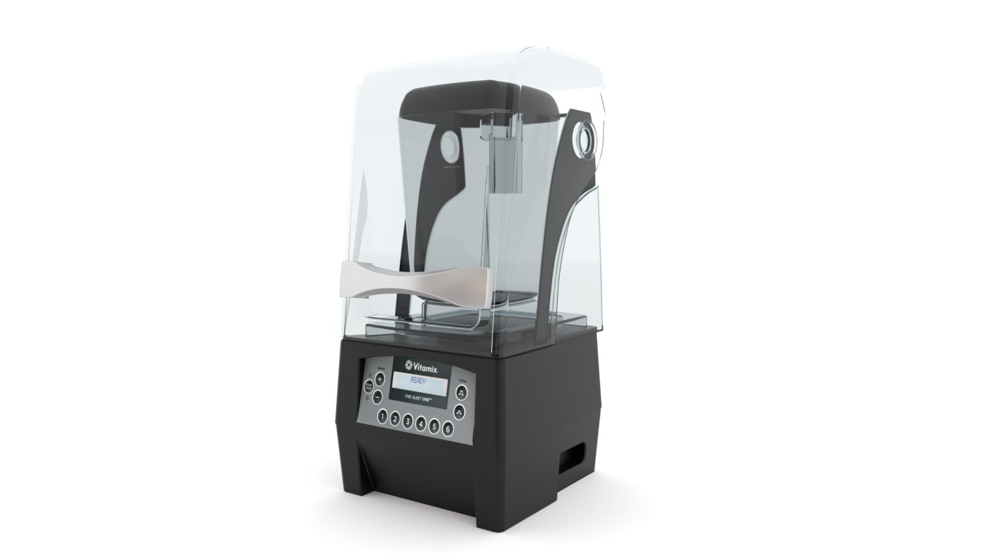 Blender vitamix quiet 3D model TurboSquid 1440128