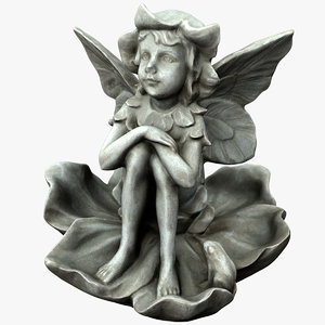 fairy statue 3D model